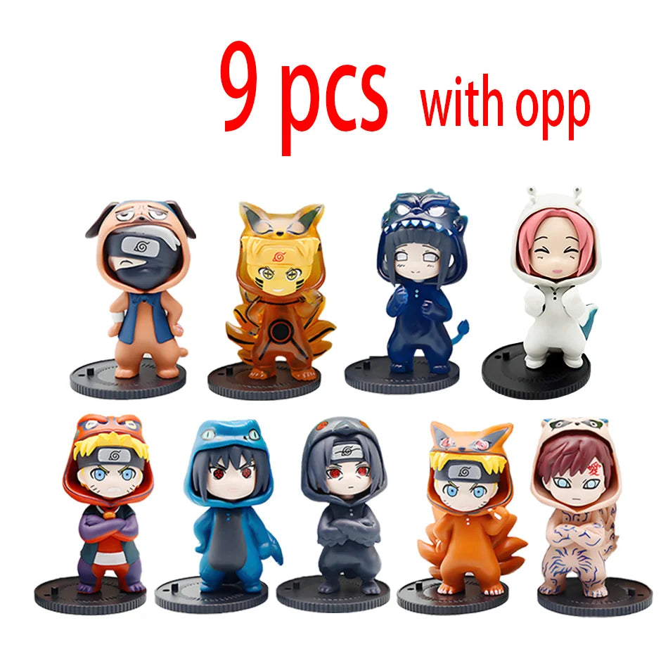 1-9 Pcs Naruto Blind Box Figures