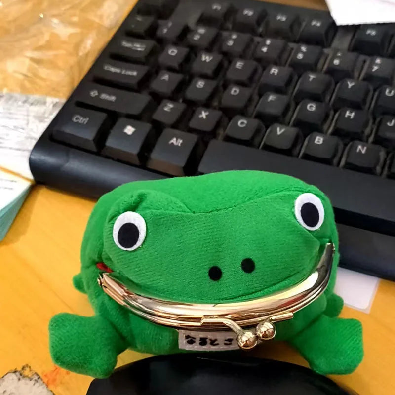 Kawaii Naruto Green Frog Coin Purse Wallet