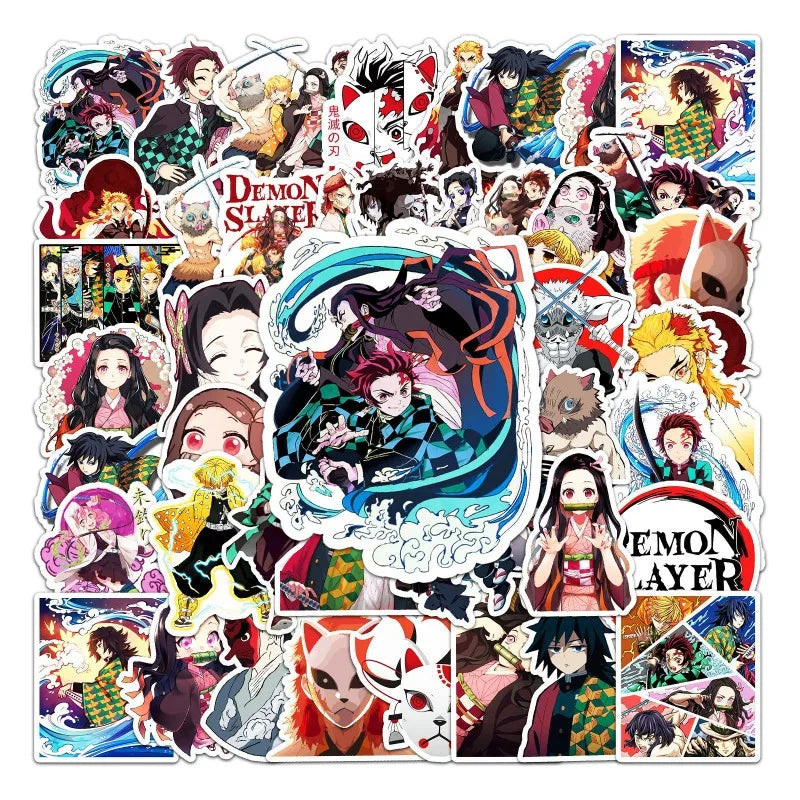 Demon Slayer Graffiti Stickers