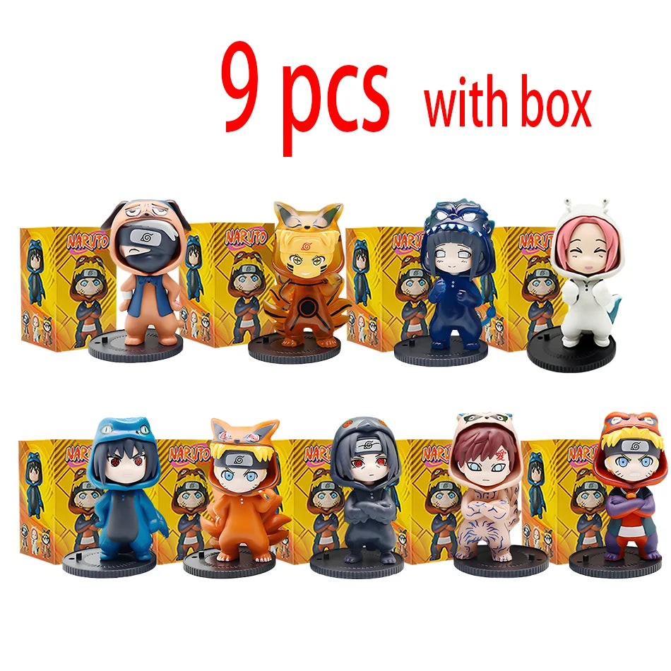 1-9 Pcs Naruto Blind Box Figures