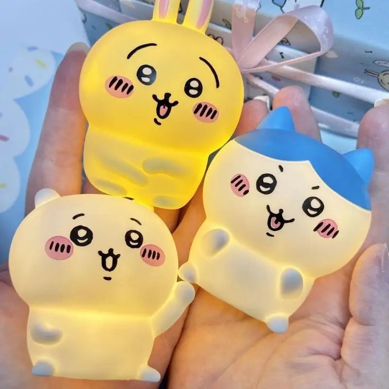 Anime Chikawass Vinyl Doll Night Light Luminous Toy