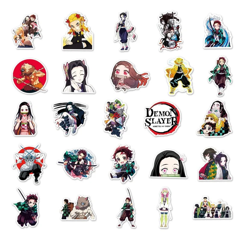 Demon Slayer Graffiti Stickers
