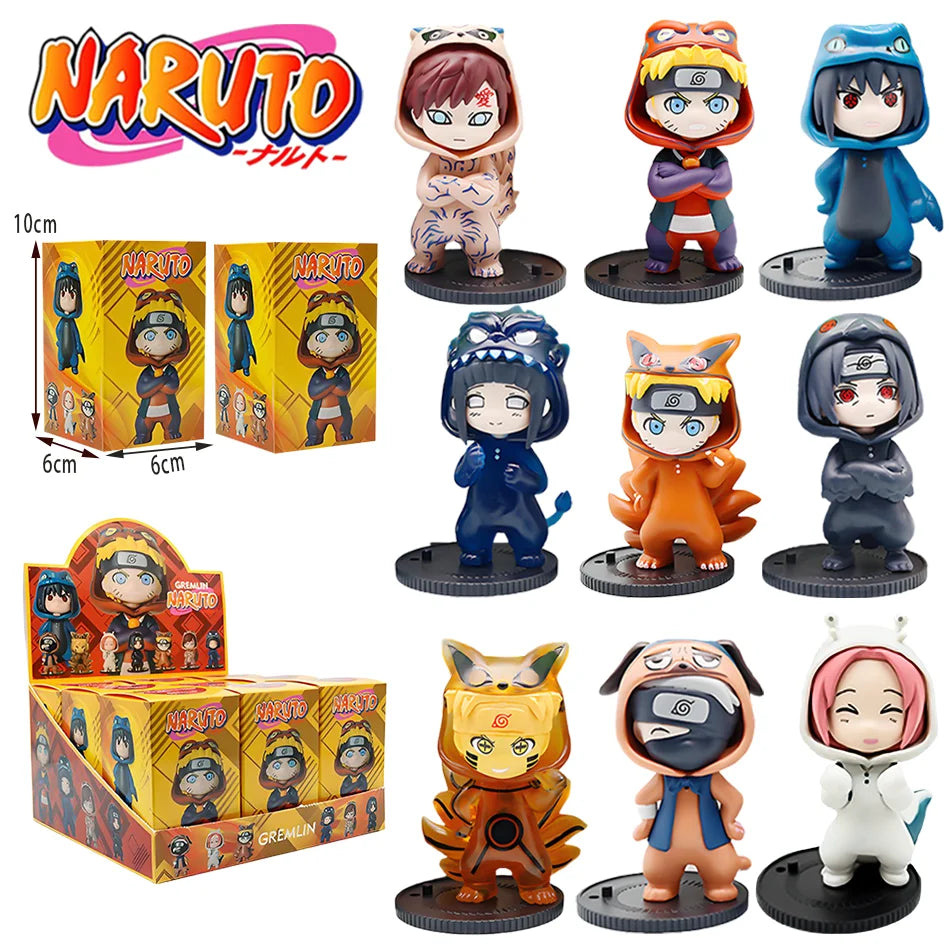 1-9 Pcs Naruto Blind Box Figures