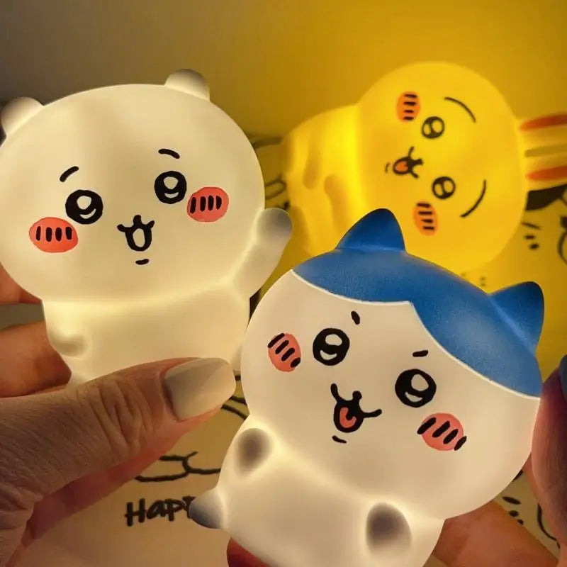Anime Chikawass Vinyl Doll Night Light Luminous Toy
