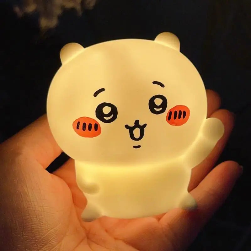 Anime Chikawass Vinyl Doll Night Light Luminous Toy