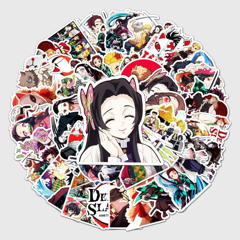 Demon Slayer Graffiti Stickers