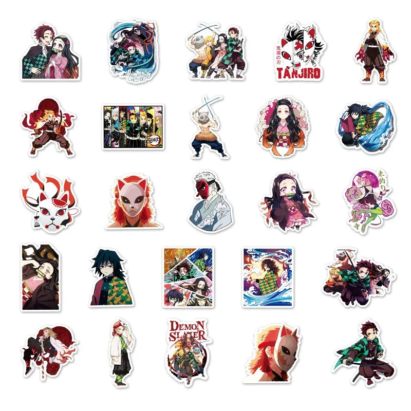 Demon Slayer Graffiti Stickers
